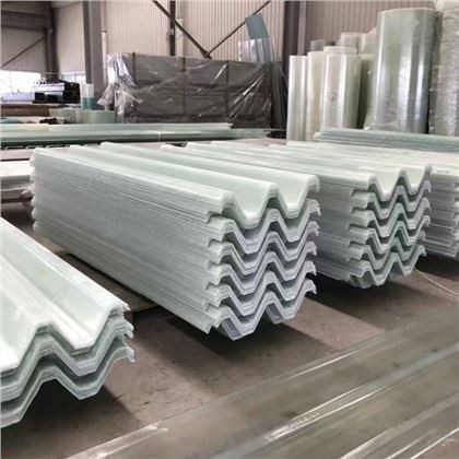 Hojas transparentes para techos de plástico reforzado con fibra