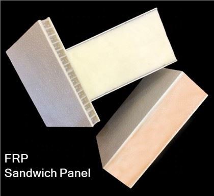 PU Xps EPS PET PP Honeycomb Frp Sandwich Panel para RV Van Trailor Refrigerated Truck