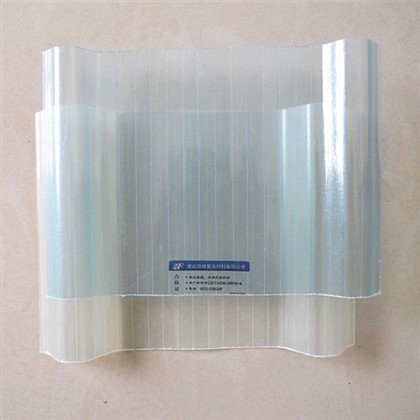 Hoja de plástico reforzado con fibra de vidrio para material de construcción